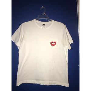 Kaws x Uniqlo Pocket Heart Tee